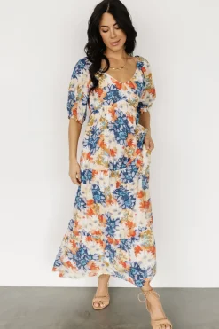 Outlet Baltic Born Denton Midi Dress | Blue Multi BlueMulti