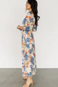 Outlet Baltic Born Denton Midi Dress | Blue Multi BlueMulti