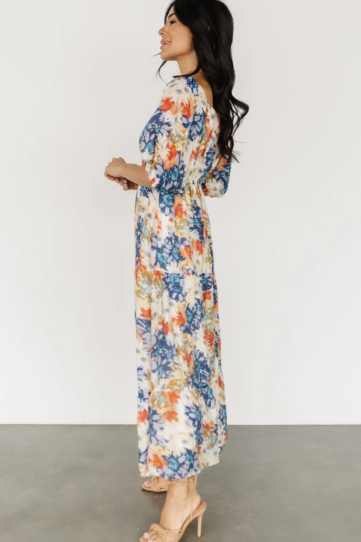 Outlet Baltic Born Denton Midi Dress | Blue Multi BlueMulti