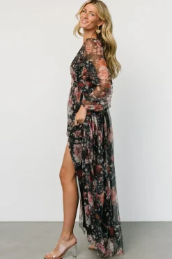 Clearance Baltic Born Desiree Tulle Maxi Dress | Black + Berry Black+Berry