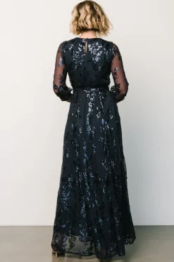 Sale Baltic Born Destiny Sequin Maxi Dress | Navy
