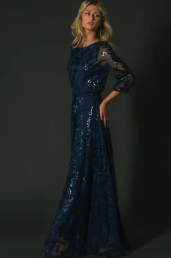 Sale Baltic Born Destiny Sequin Maxi Dress | Navy