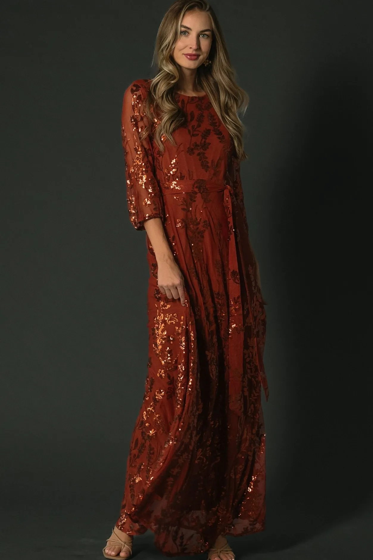 Best Baltic Born Destiny Sequin Maxi Dress | Cinnamon