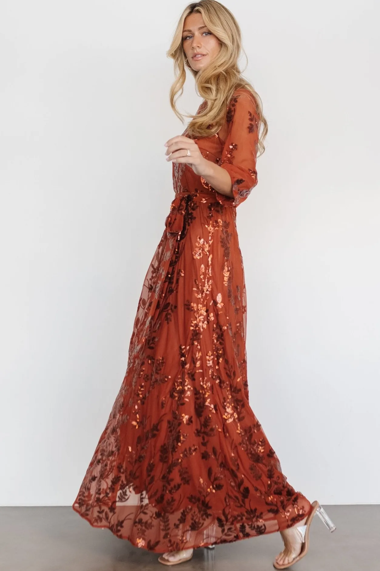 Best Baltic Born Destiny Sequin Maxi Dress | Cinnamon