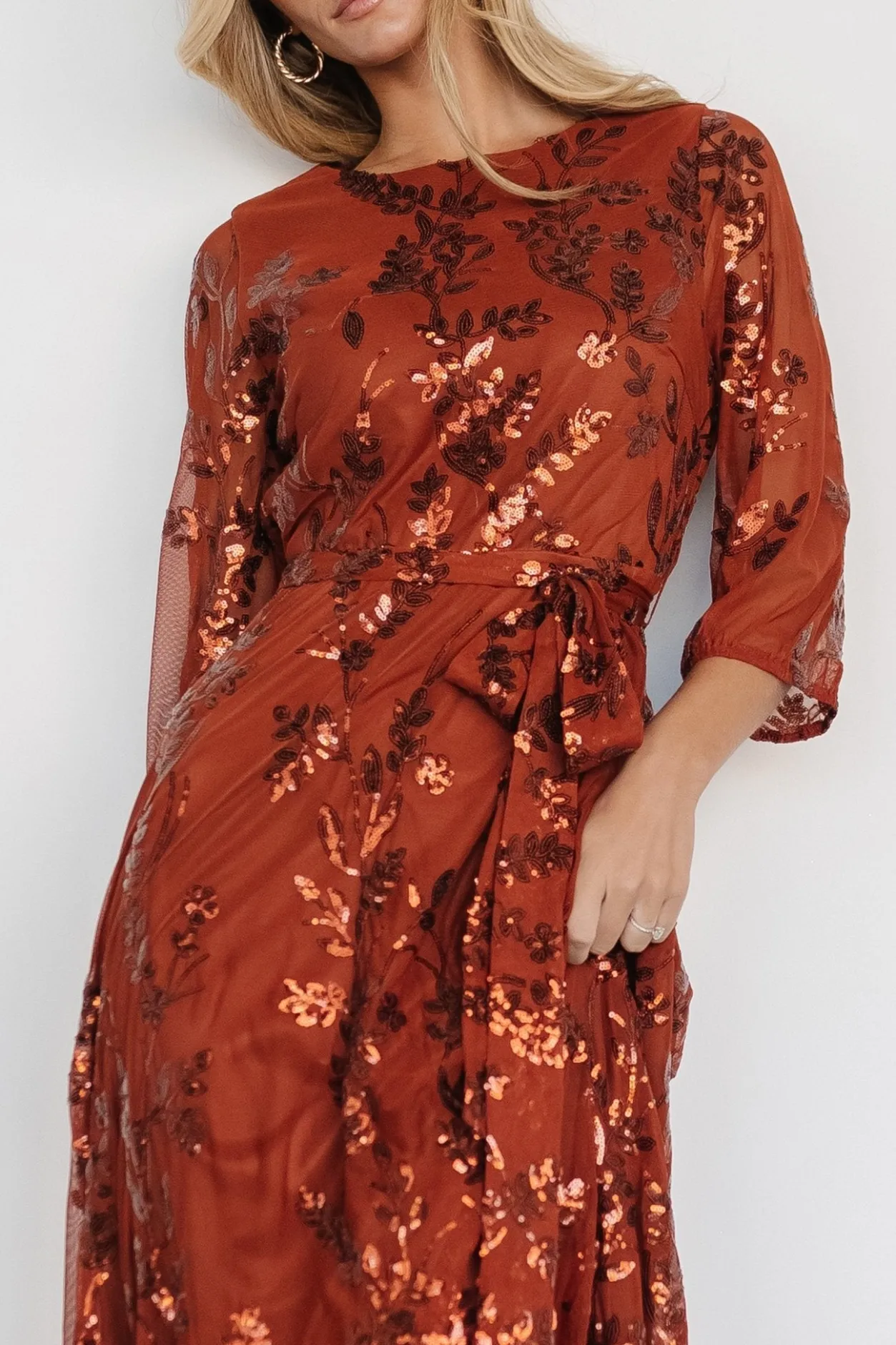 Best Baltic Born Destiny Sequin Maxi Dress | Cinnamon
