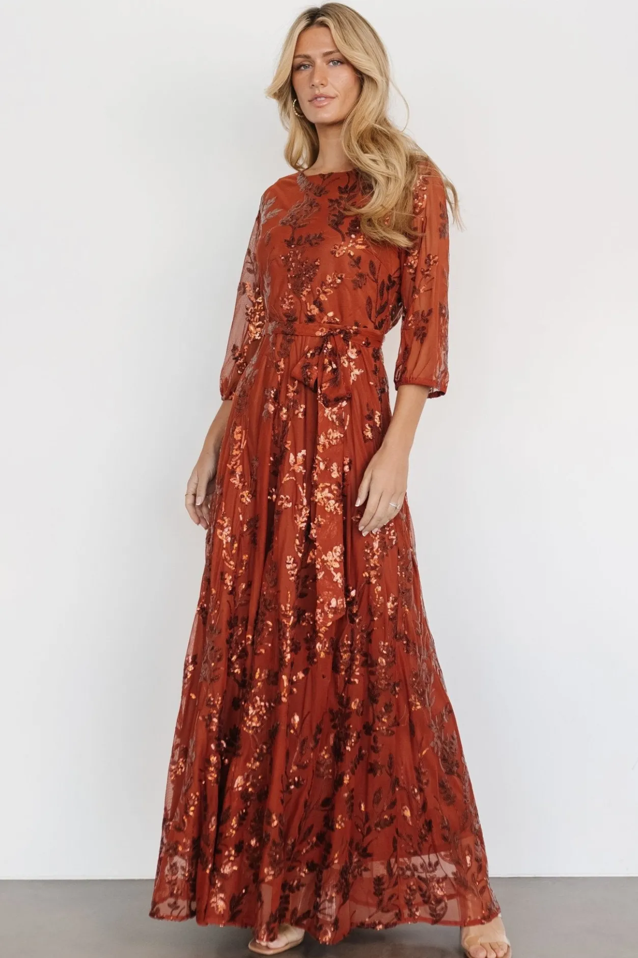 Best Baltic Born Destiny Sequin Maxi Dress | Cinnamon