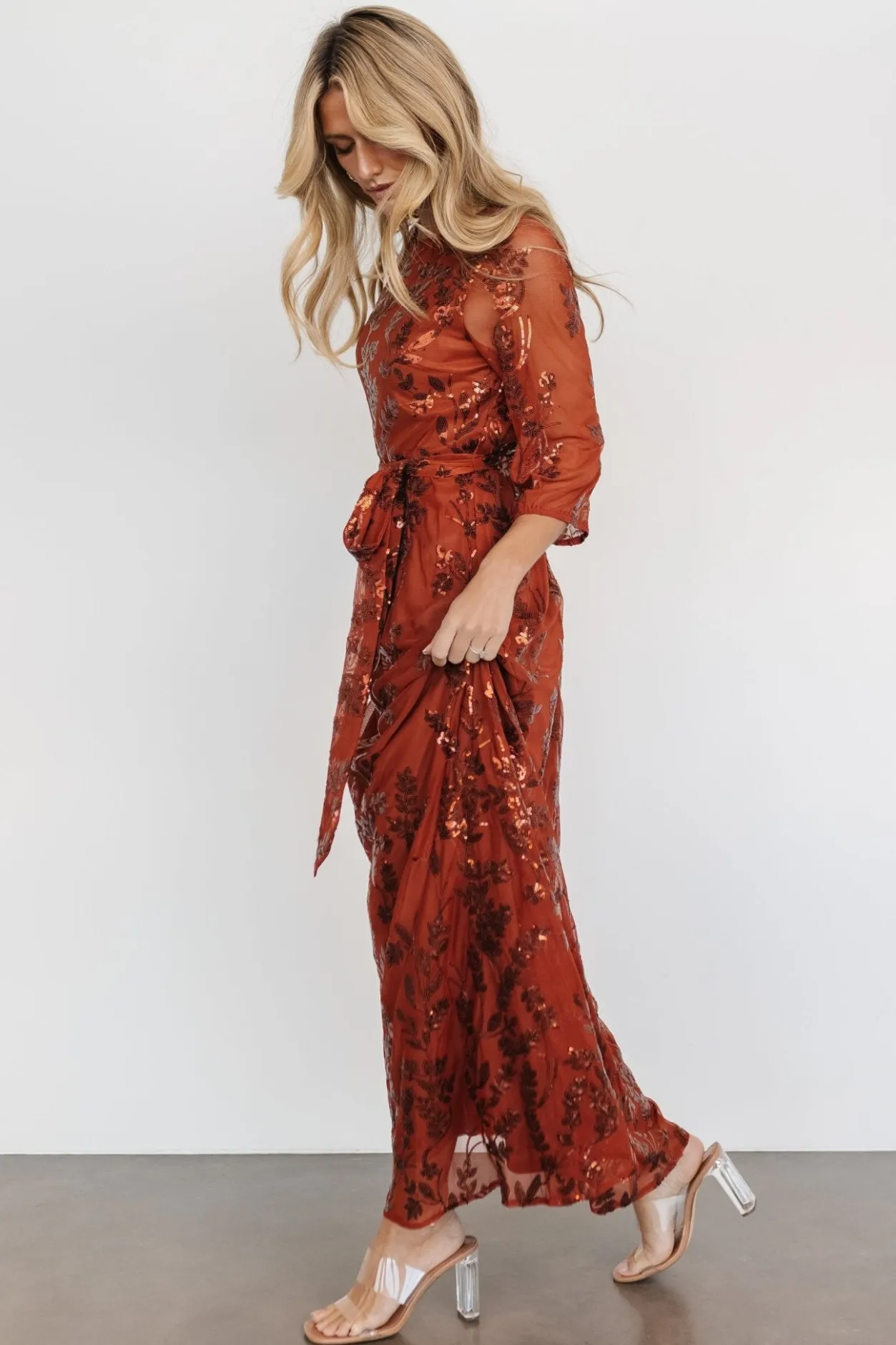 Best Baltic Born Destiny Sequin Maxi Dress | Cinnamon
