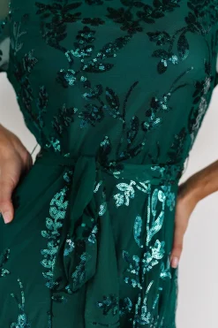 Online Baltic Born Destiny Sequin Maxi Dress | Emerald
