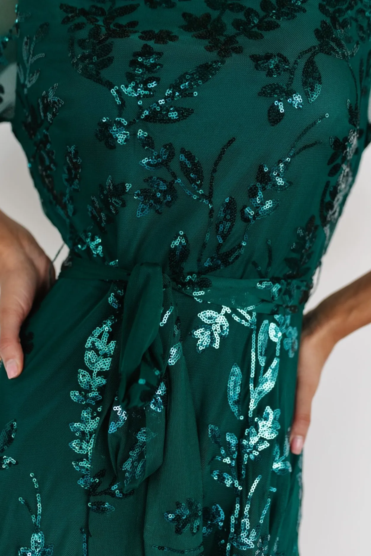 Online Baltic Born Destiny Sequin Maxi Dress | Emerald