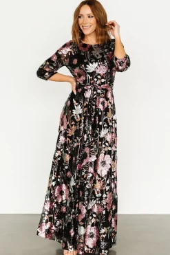 Sale Baltic Born Destiny Sequin Maxi Dress | Black Multi BlackMulti