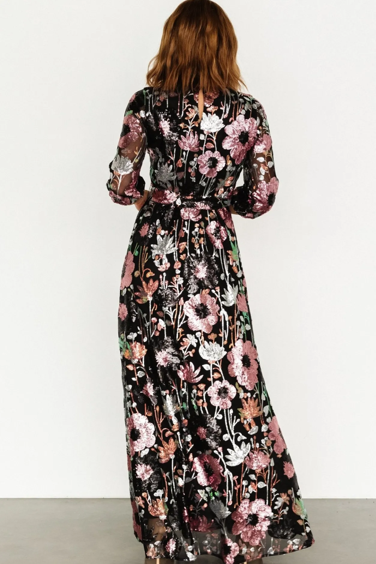Sale Baltic Born Destiny Sequin Maxi Dress | Black Multi BlackMulti