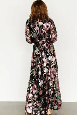 Sale Baltic Born Destiny Sequin Maxi Dress | Black Multi BlackMulti