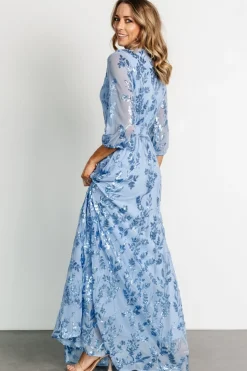 Online Baltic Born Destiny Sequin Maxi Dress | Blue