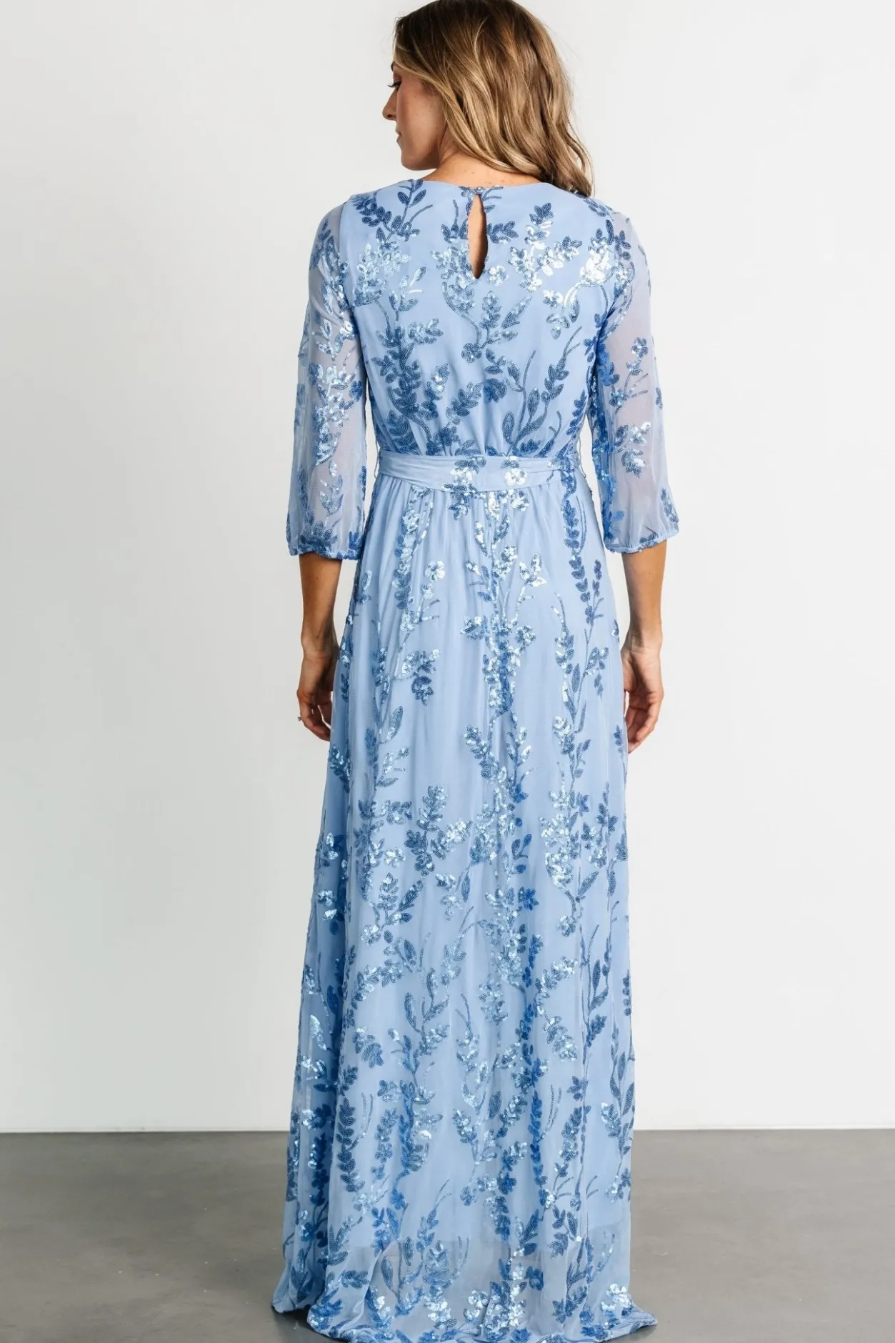 Online Baltic Born Destiny Sequin Maxi Dress | Blue