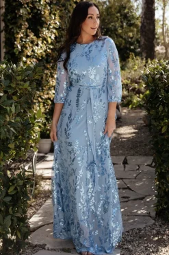 Online Baltic Born Destiny Sequin Maxi Dress | Blue