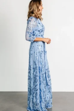 Online Baltic Born Destiny Sequin Maxi Dress | Blue