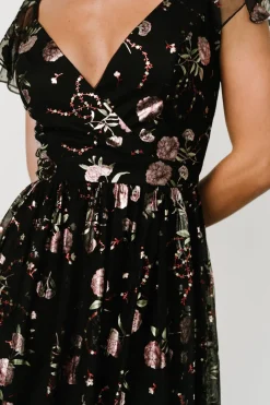 Fashion Baltic Born Devany Maxi Dress | Black Multi BlackMulti