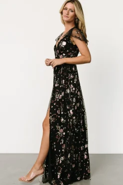 Fashion Baltic Born Devany Maxi Dress | Black Multi BlackMulti