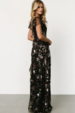 Fashion Baltic Born Devany Maxi Dress | Black Multi BlackMulti
