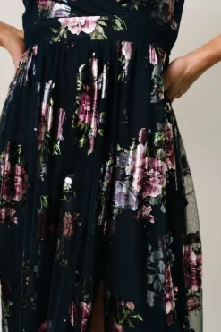 Hot Baltic Born Devany Maxi Dress | Navy Multi NavyMulti
