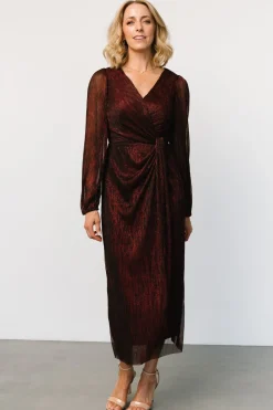 Best Baltic Born Devlyn Pleated Dress | Ruby Shimmer RubyShimmer