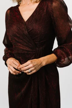 Best Baltic Born Devlyn Pleated Dress | Ruby Shimmer RubyShimmer