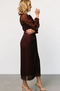 Best Baltic Born Devlyn Pleated Dress | Ruby Shimmer RubyShimmer