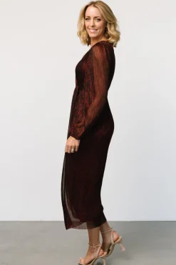 Best Baltic Born Devlyn Pleated Dress | Ruby Shimmer RubyShimmer