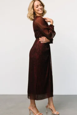 Best Baltic Born Devlyn Pleated Dress | Ruby Shimmer RubyShimmer