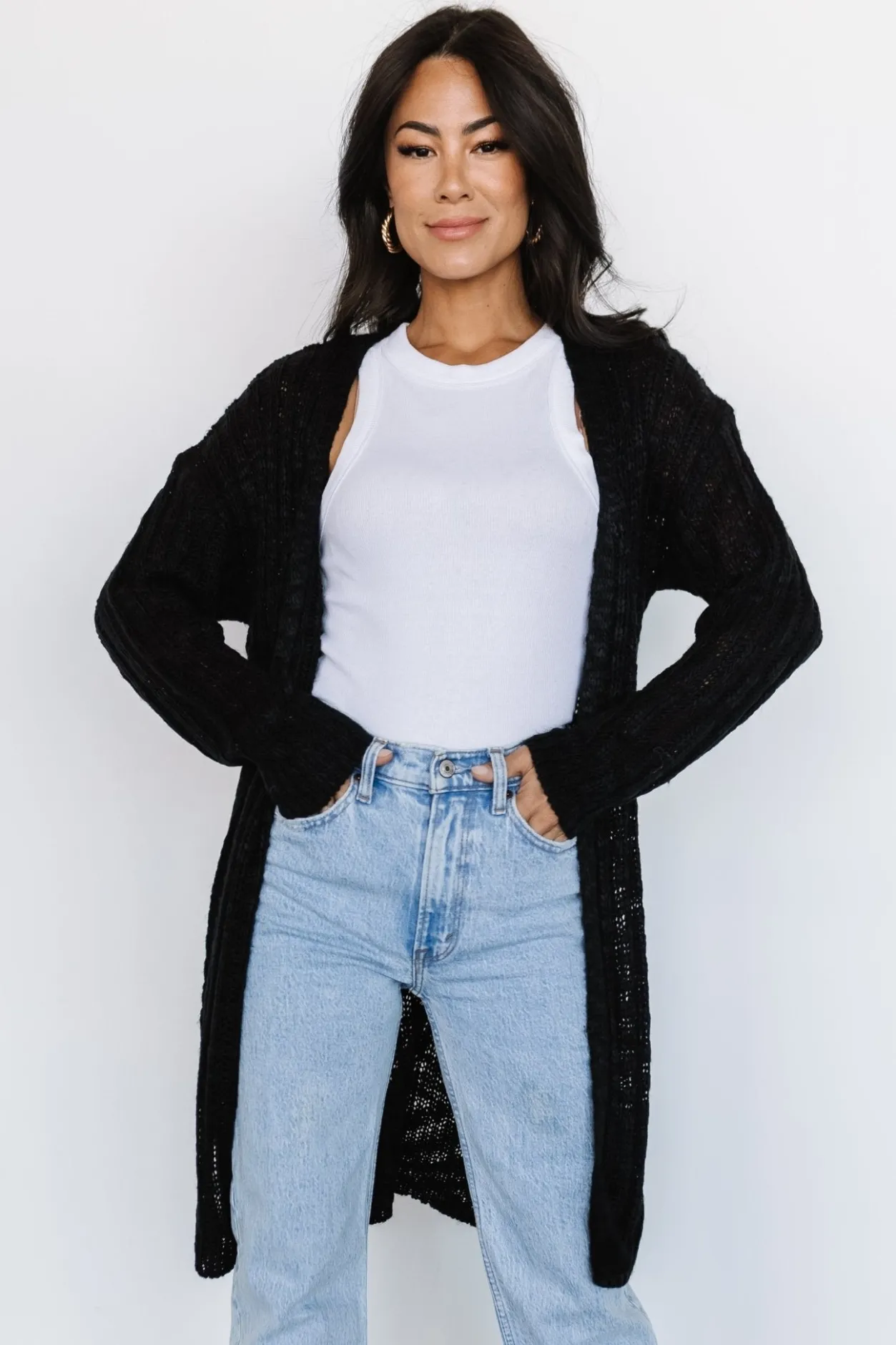 Discount Baltic Born Devman Knit Cardigan | Black