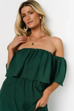 Discount Baltic Born Diana Off Shoulder Maxi Dress | Emerald