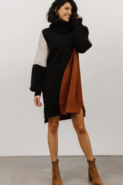 Fashion Baltic Born Diego Sweater Dress | Black Multi BlackMulti
