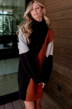 Fashion Baltic Born Diego Sweater Dress | Black Multi BlackMulti