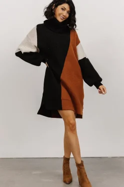 Fashion Baltic Born Diego Sweater Dress | Black Multi BlackMulti