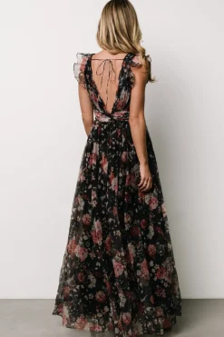 Clearance Baltic Born Dimitra Maxi Dress | Black Floral BlackFloral