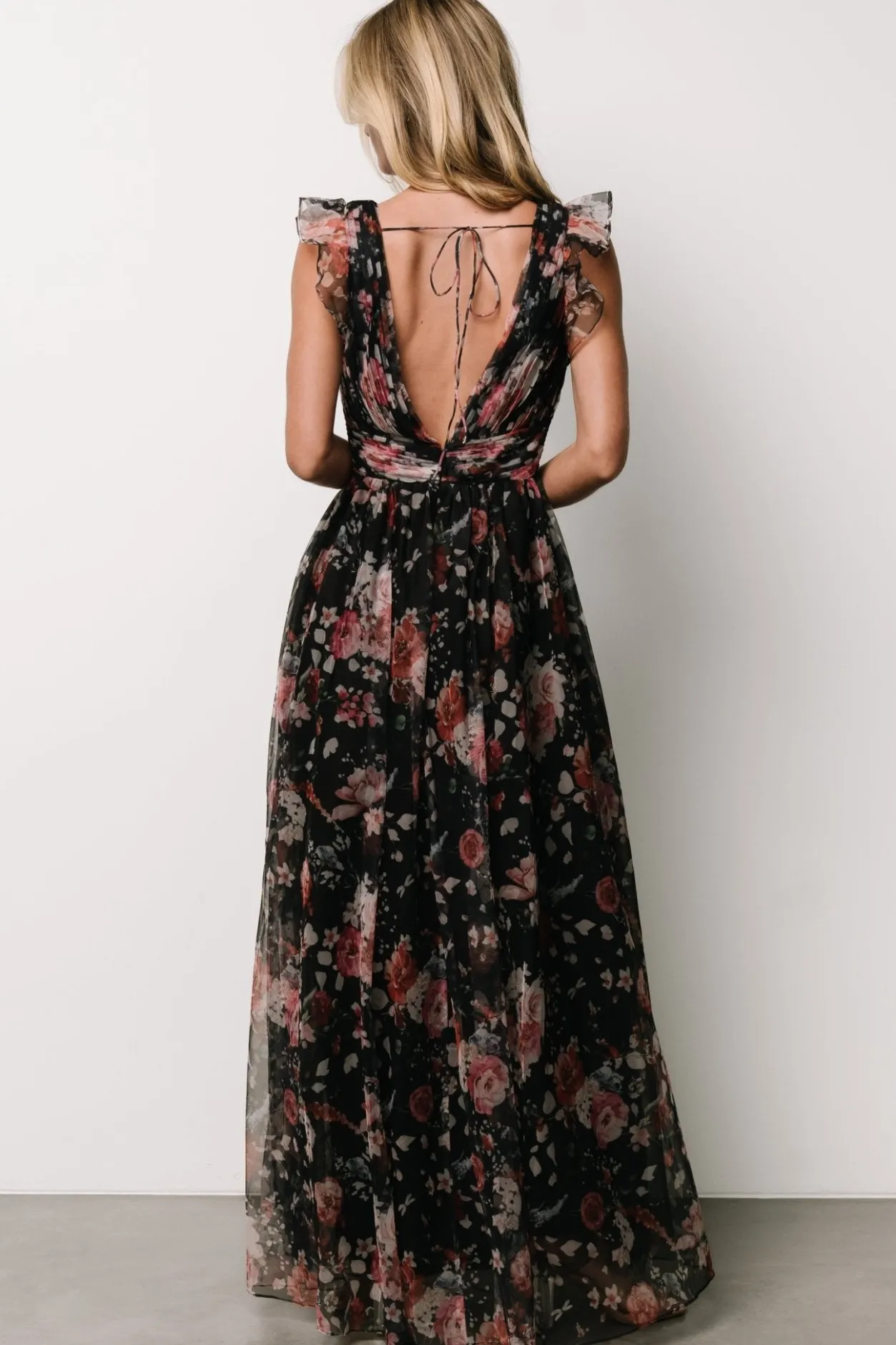 Clearance Baltic Born Dimitra Maxi Dress | Black Floral BlackFloral
