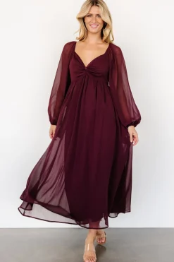 Fashion Baltic Born Dione Midi Dress | Mahogany