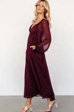 Fashion Baltic Born Dione Midi Dress | Mahogany