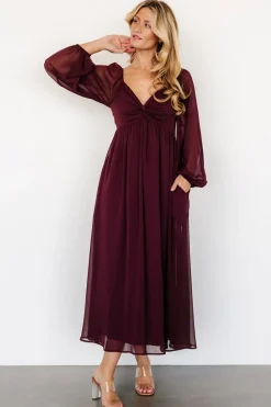 Fashion Baltic Born Dione Midi Dress | Mahogany