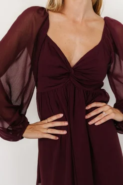 Fashion Baltic Born Dione Midi Dress | Mahogany