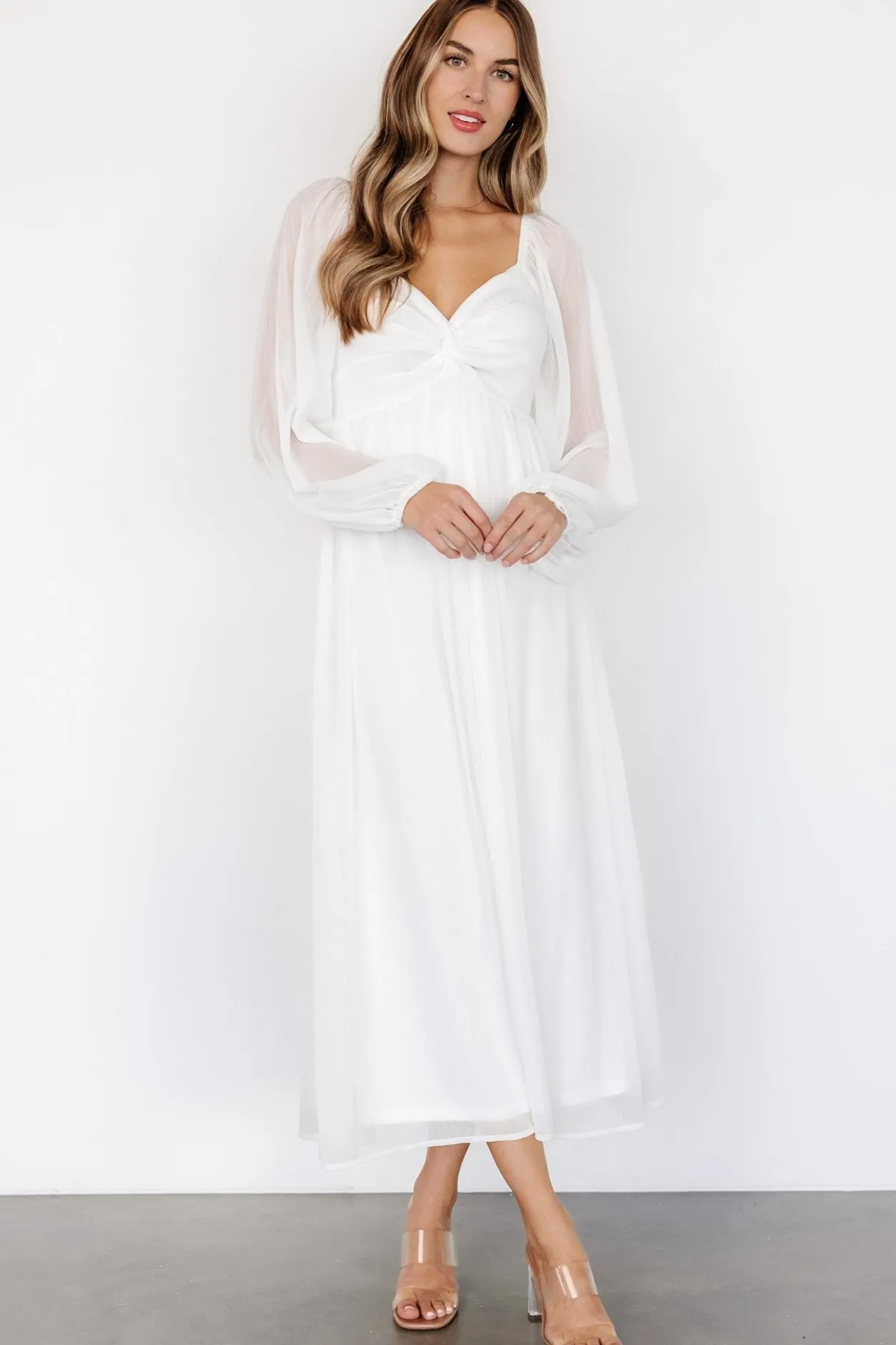 Outlet Baltic Born Dione Midi Dress | Off-White