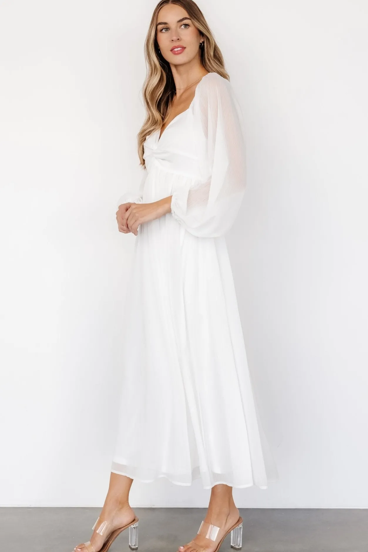 Outlet Baltic Born Dione Midi Dress | Off-White