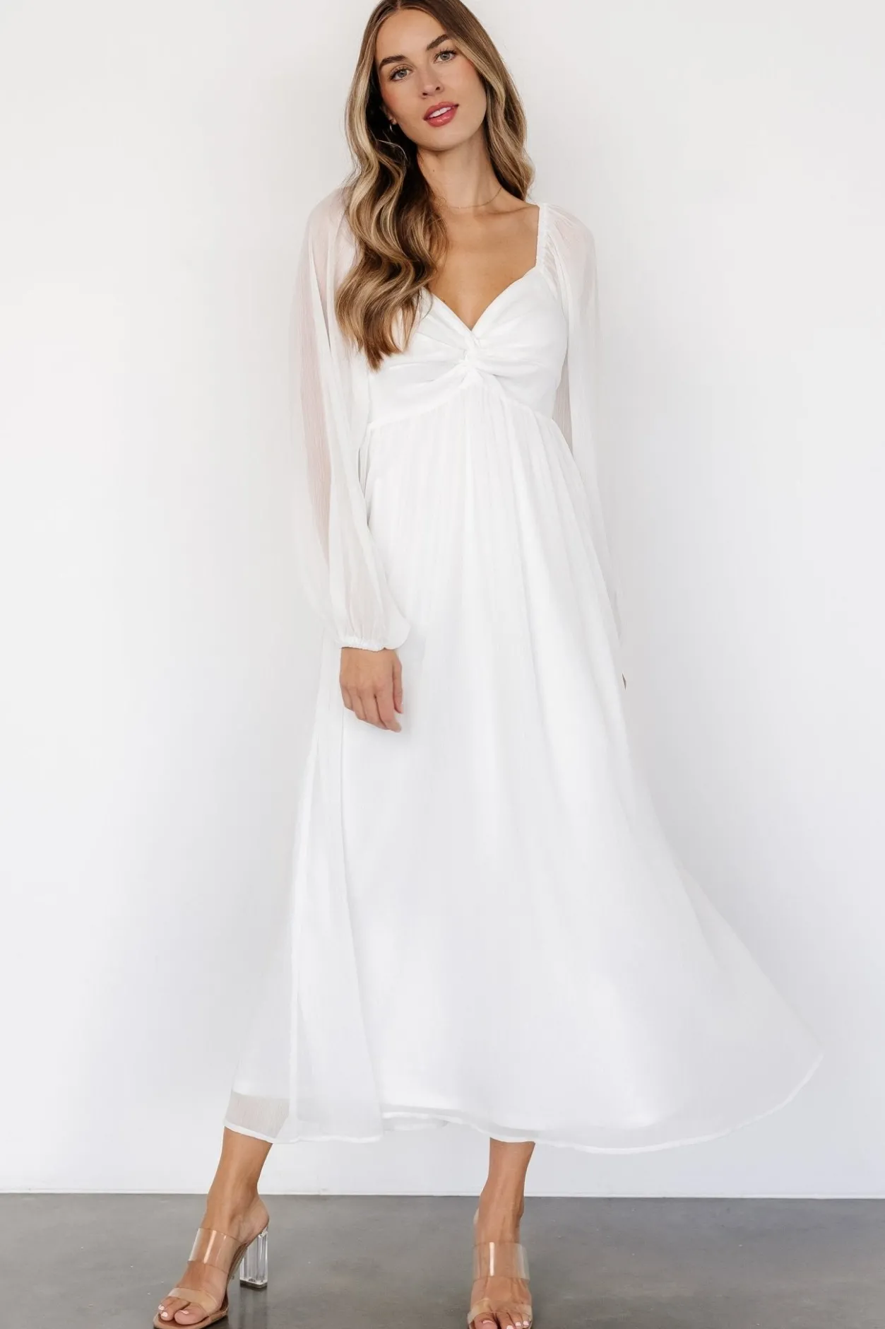 Outlet Baltic Born Dione Midi Dress | Off-White