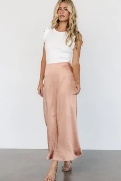 Sale Baltic Born Dominga Satin Skirt | Light Copper LightCopper