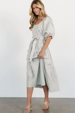 New Baltic Born Dorothy Poplin Maxi Dress | Sage