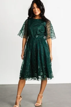 Best Baltic Born Duchess Tulle Dress | Dark Green Sparkle DarkGreenSparkle