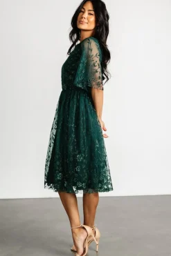 Best Baltic Born Duchess Tulle Dress | Dark Green Sparkle DarkGreenSparkle