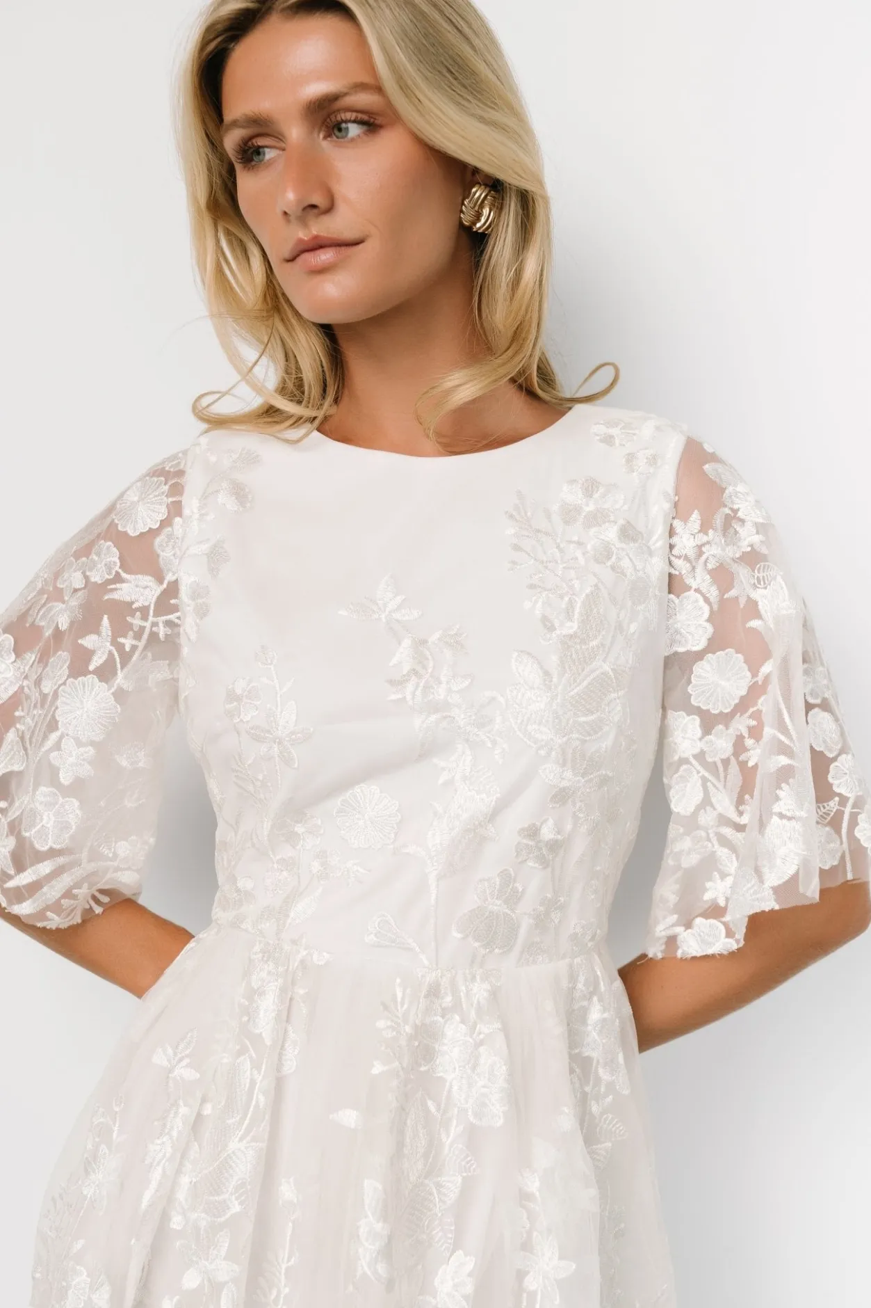 Discount Baltic Born Duchess Tulle Dress | White Garden WhiteGarden