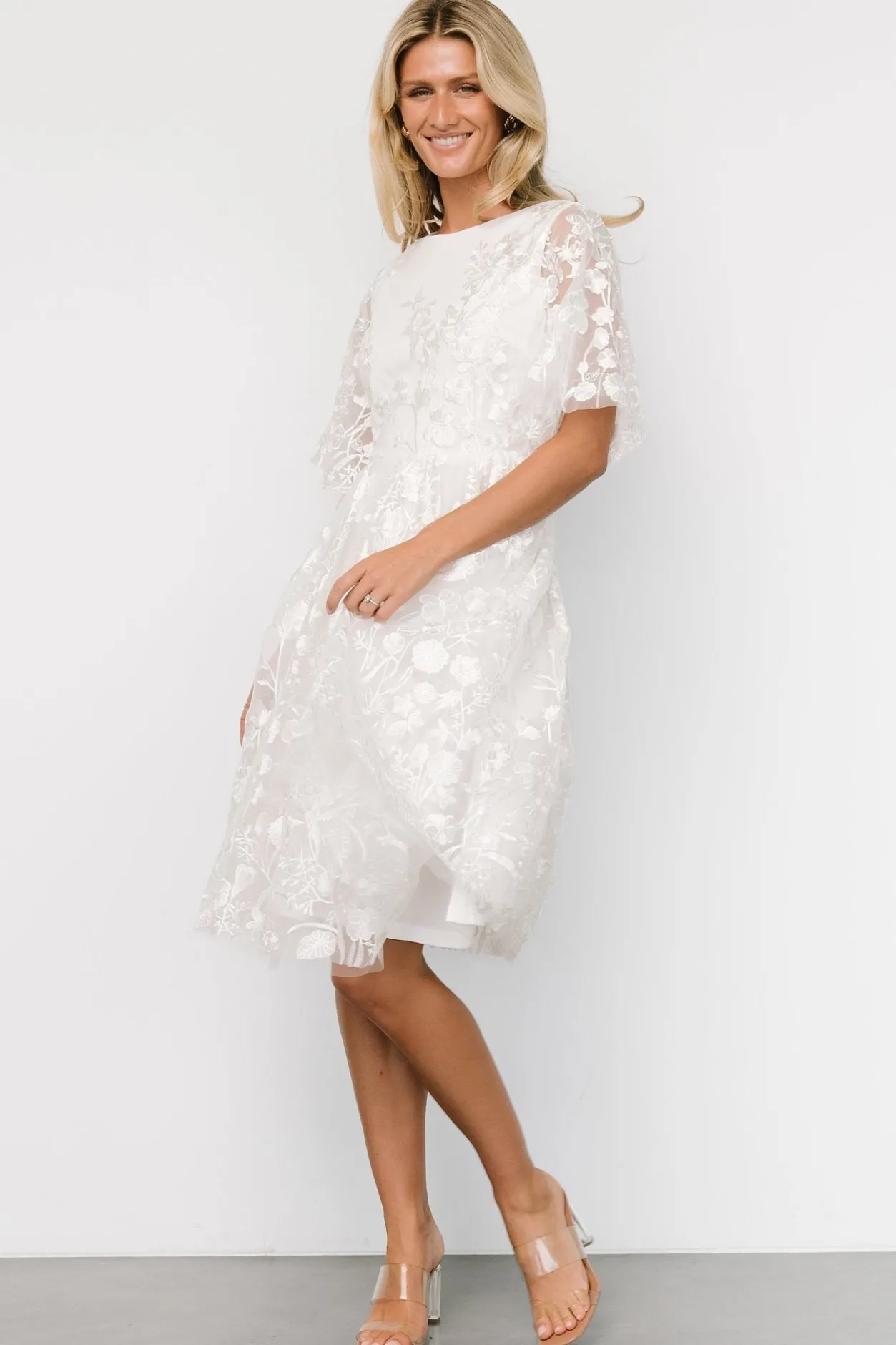 Discount Baltic Born Duchess Tulle Dress | White Garden WhiteGarden