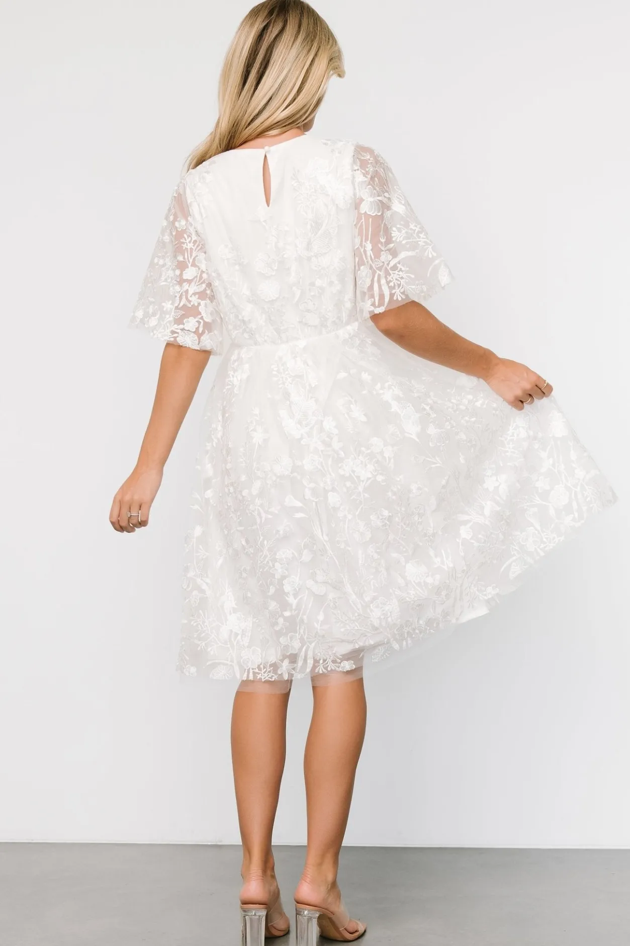 Discount Baltic Born Duchess Tulle Dress | White Garden WhiteGarden